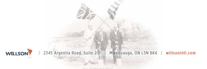 WillsonInternational banner