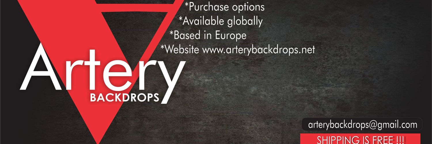 Artery Backdrops banner