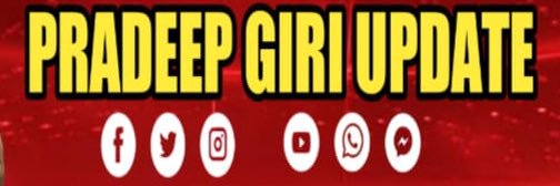 Pradeep Giri Update banner