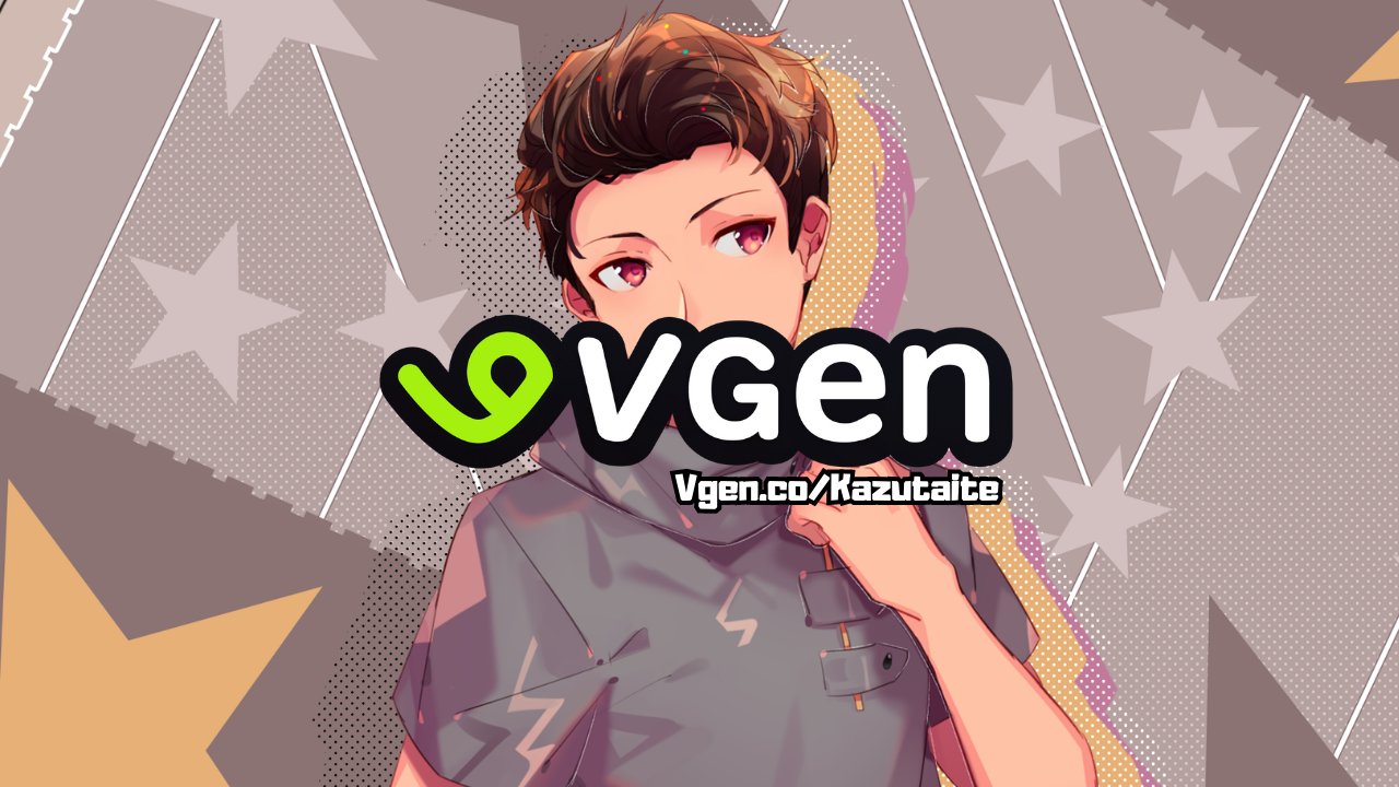 Kazu || closed until MAY! banner