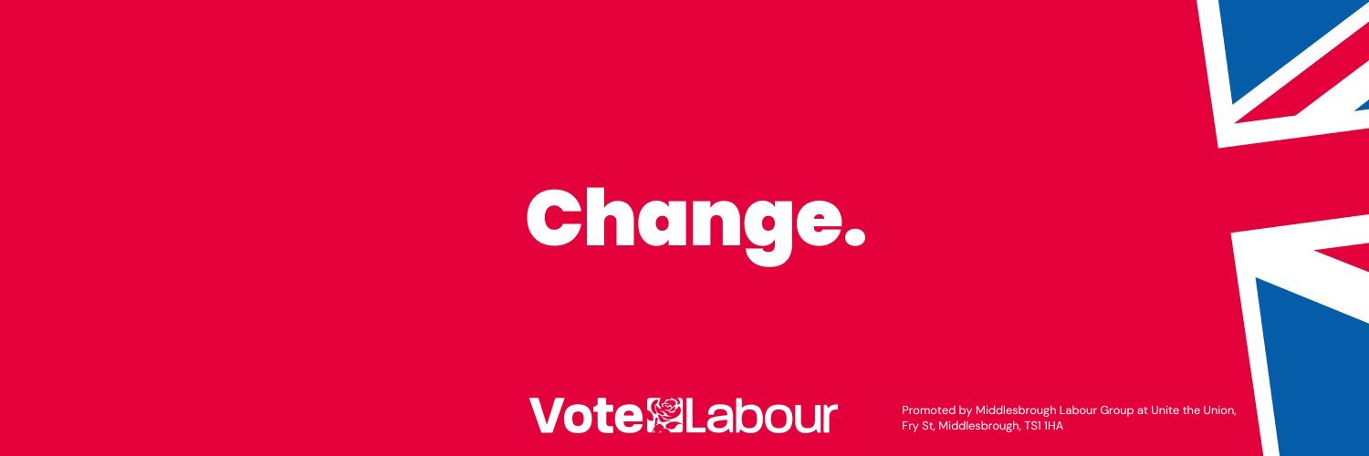 Middlesbrough Labour banner