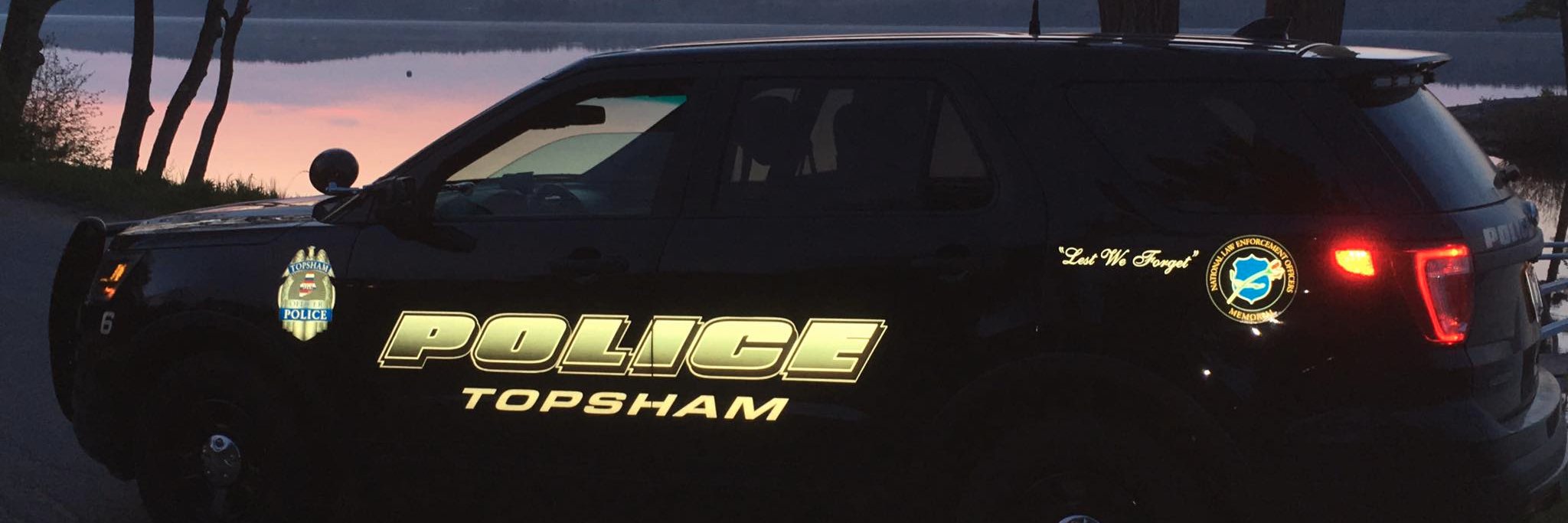 Topsham Police banner