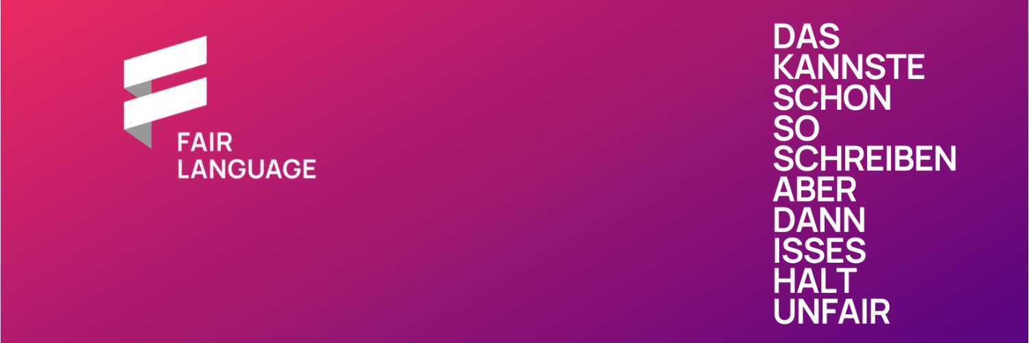 fairlanguage banner