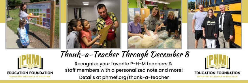 PHM Ed Foundation banner