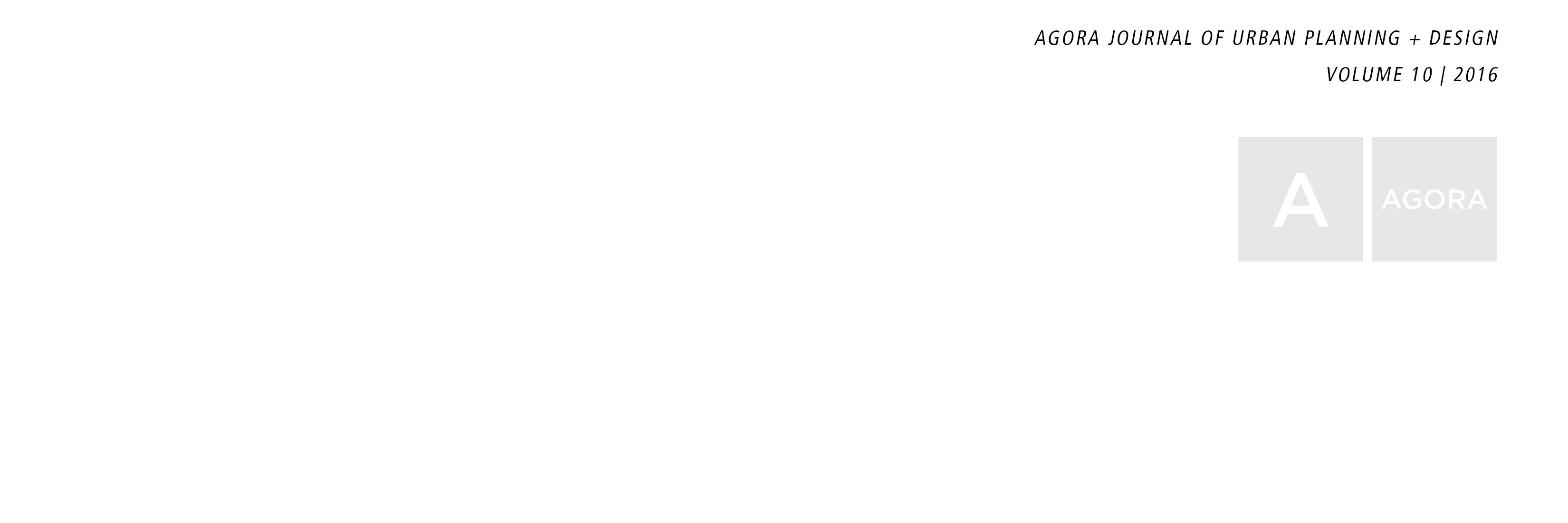 Agora Journal banner