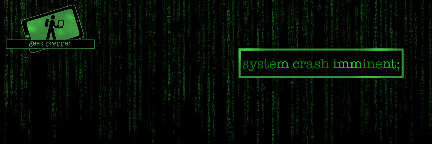 geek_prepper's profile banner image