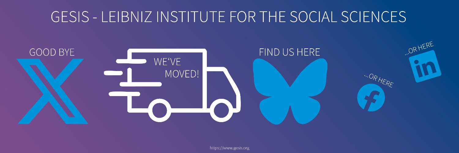 GESIS Training @gesistraining.bsky.social banner