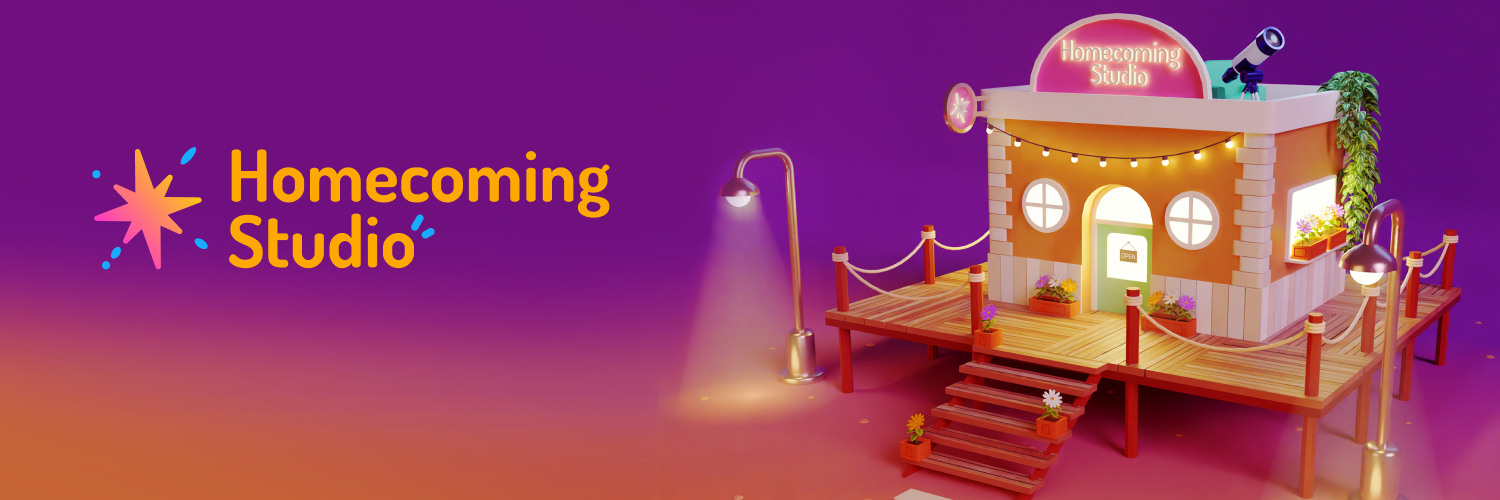 Homecoming Studio 🌟✨ banner