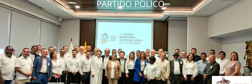 Colombia Justa Libres banner