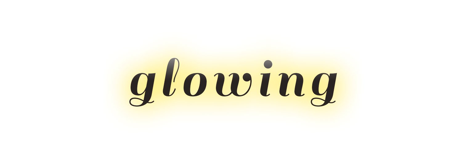 Twitter banner for @glowing