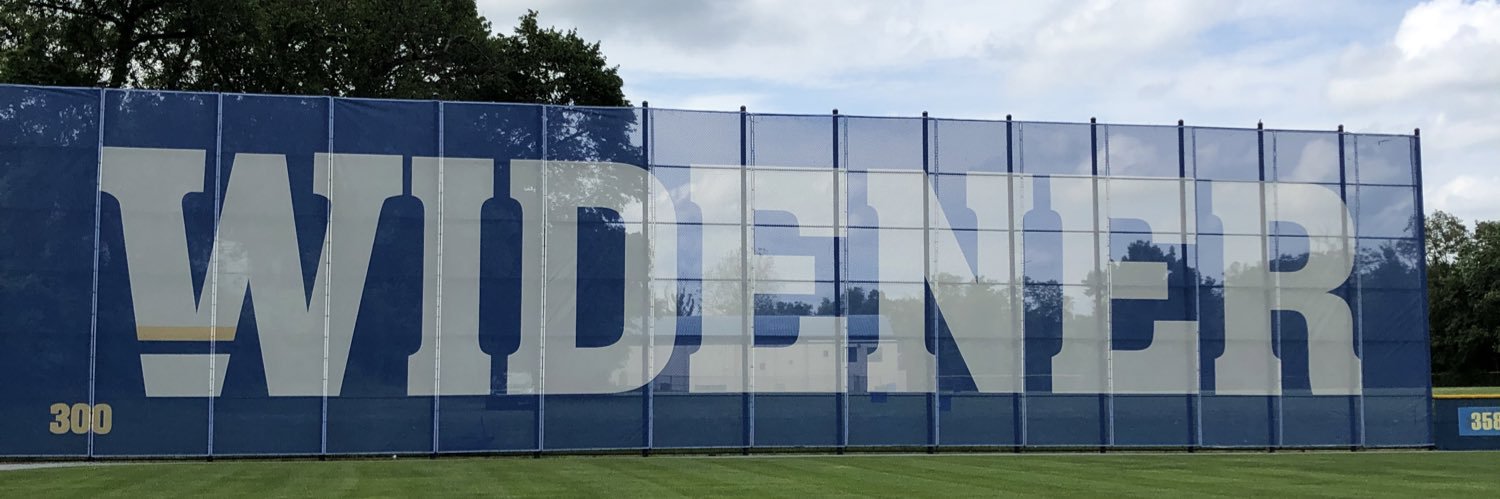 Widener Baseball banner