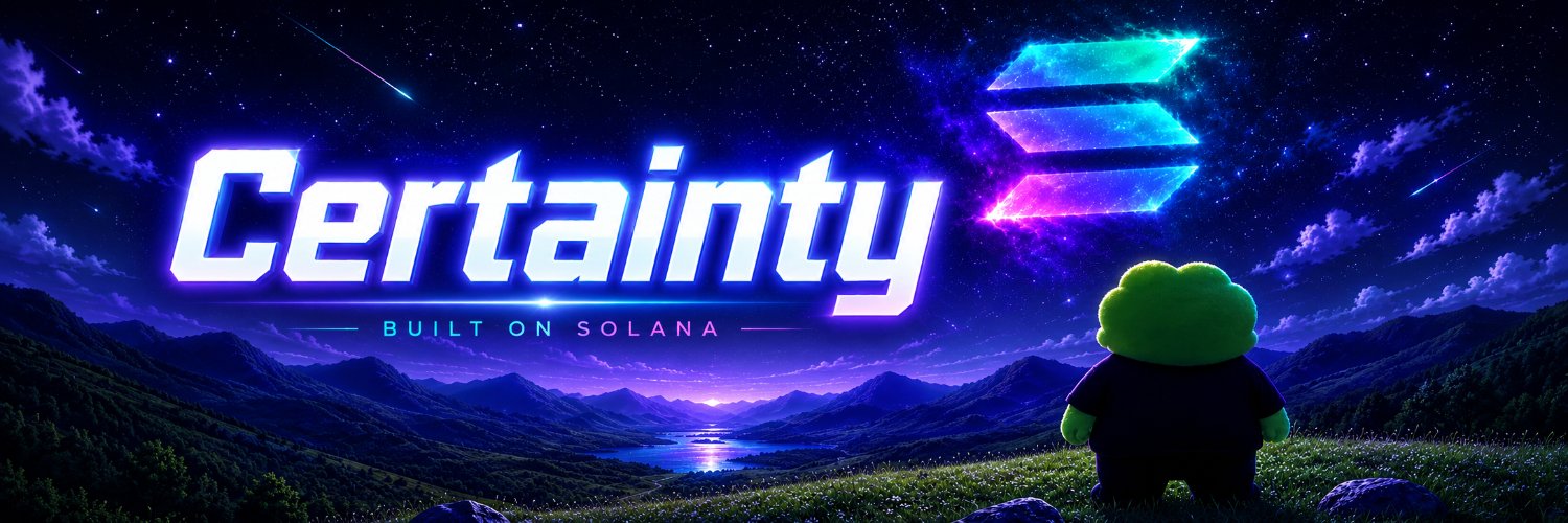 Certaintysol's profile banner image