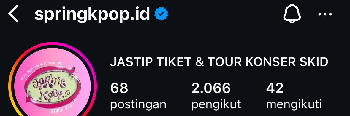 SPRINGKPOP.ID JASTIP TIKET KONSER TREASURE BTS EXO banner