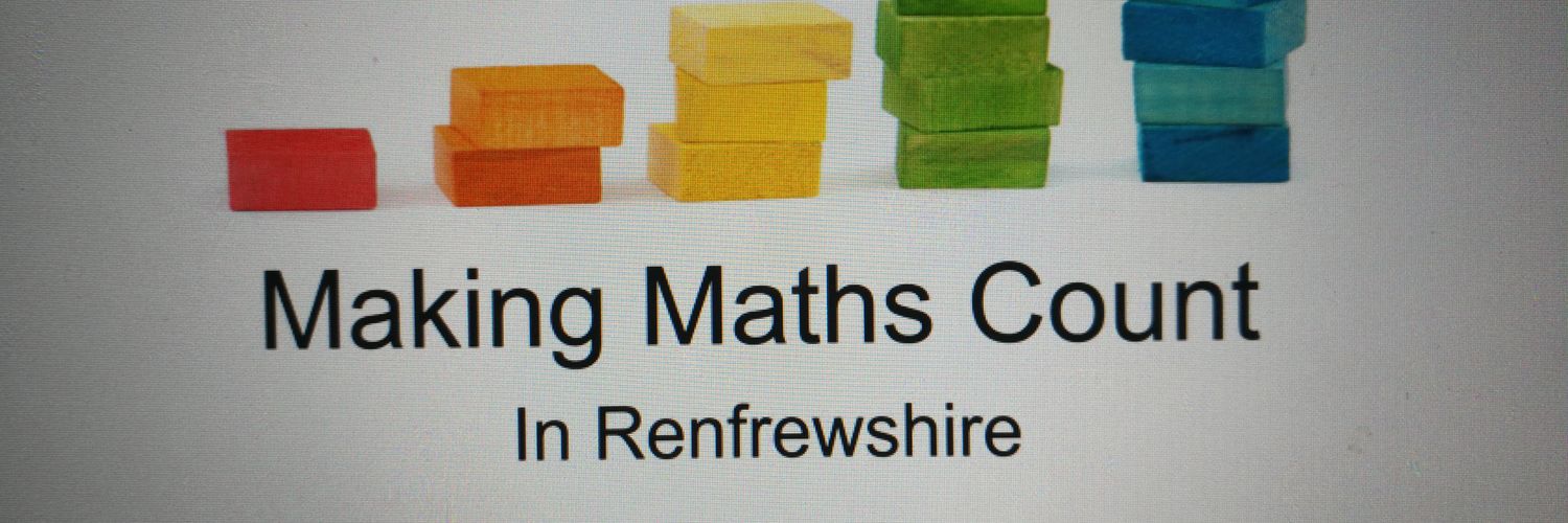 Renfrewshire Maths banner