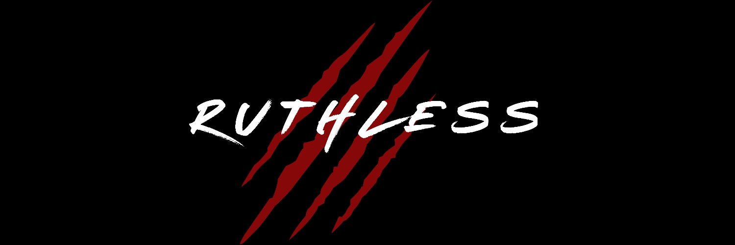 r u t h l e s s banner