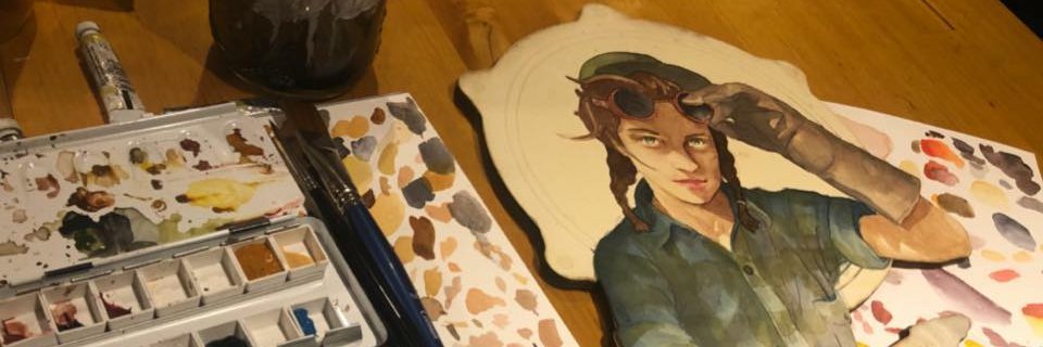 maybe a cartoonist but definitely a goblin banner