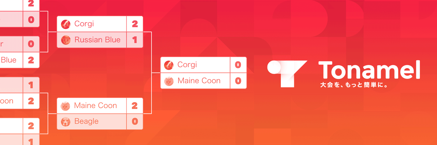 【公式】Tonamel（トナメル） banner