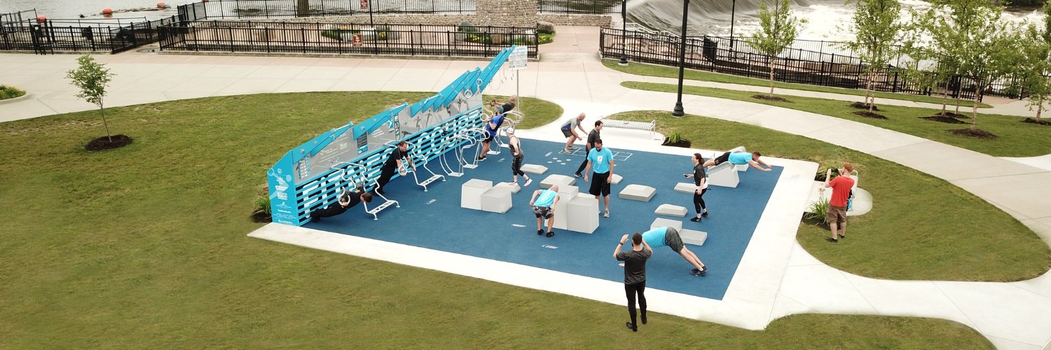 National Fitness Campaign's banner