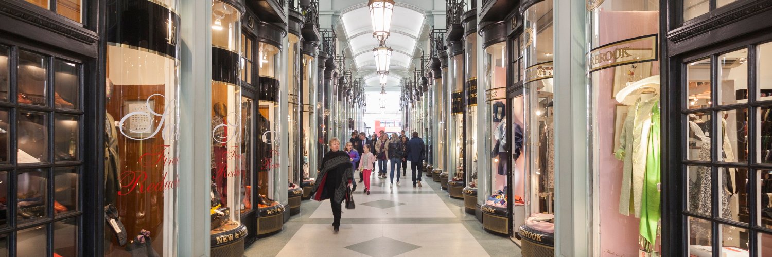 Piccadilly Arcade banner