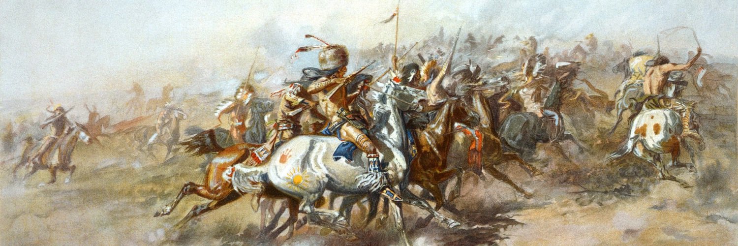 Charles M. Russell's banner