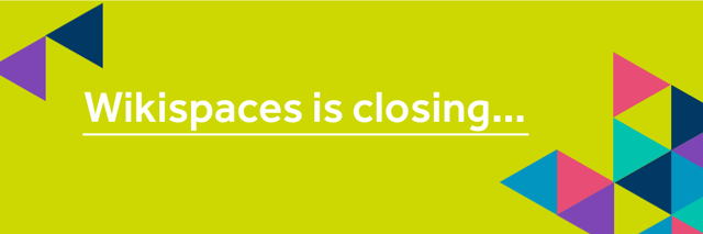 Wikispaces by TES banner
