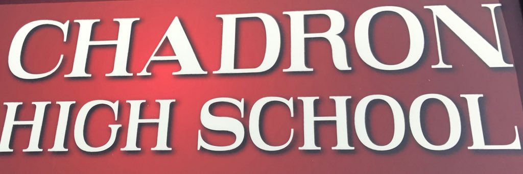 Chadron High School's banner