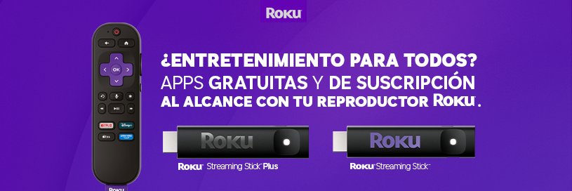 Roku Latinoamérica banner