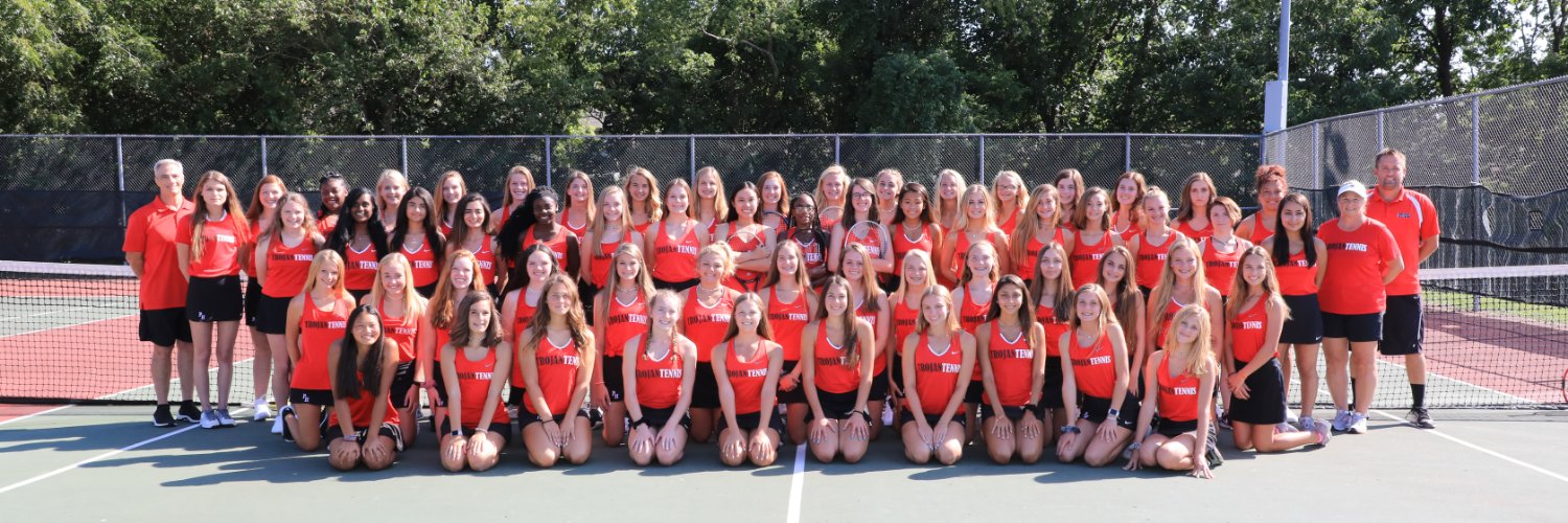 Lady Trojan Girls Tennis banner