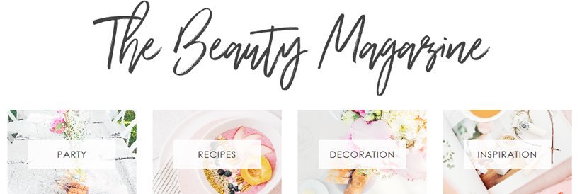 The Beauty Magazine banner
