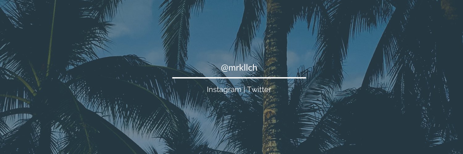 Mark Ll.🌴 banner