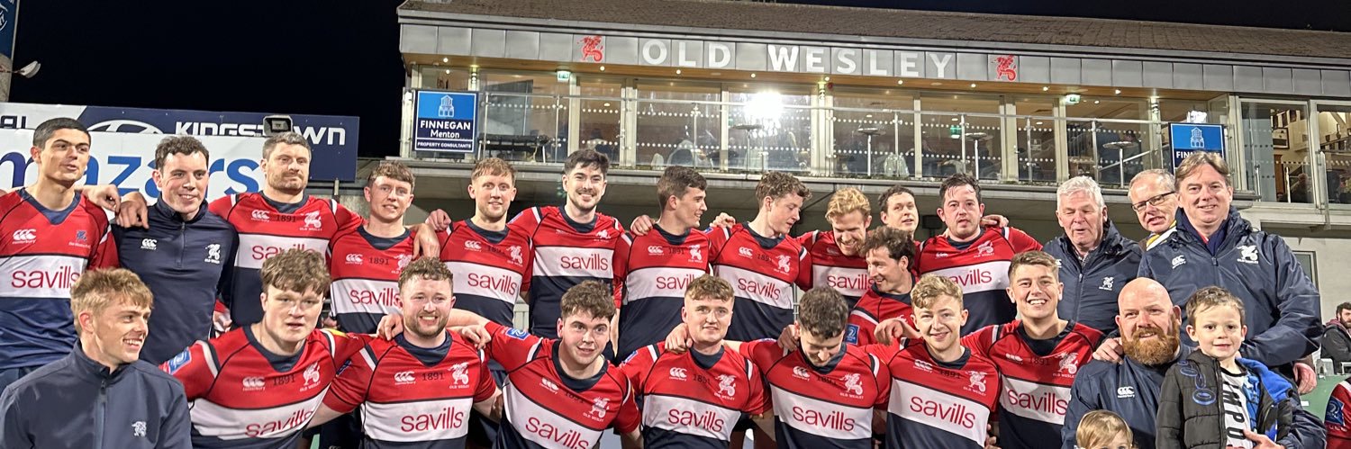 Old Wesley RFC banner