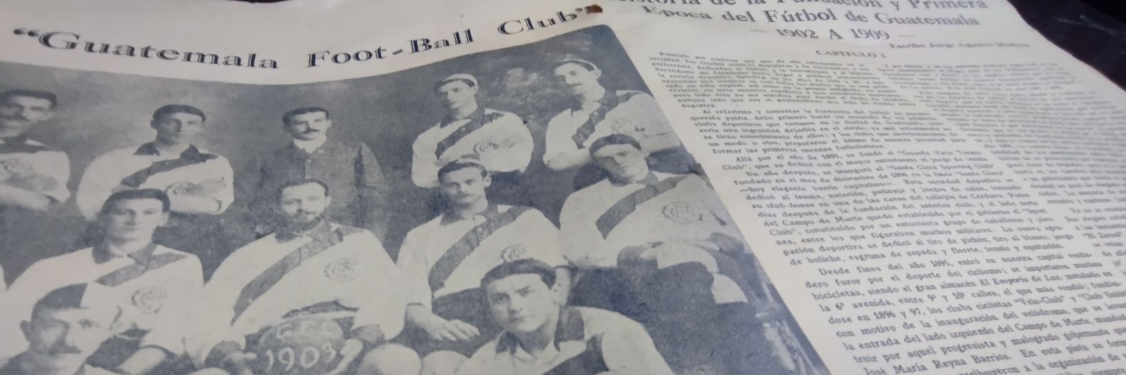 Historiografía del futbol en Guatemala banner