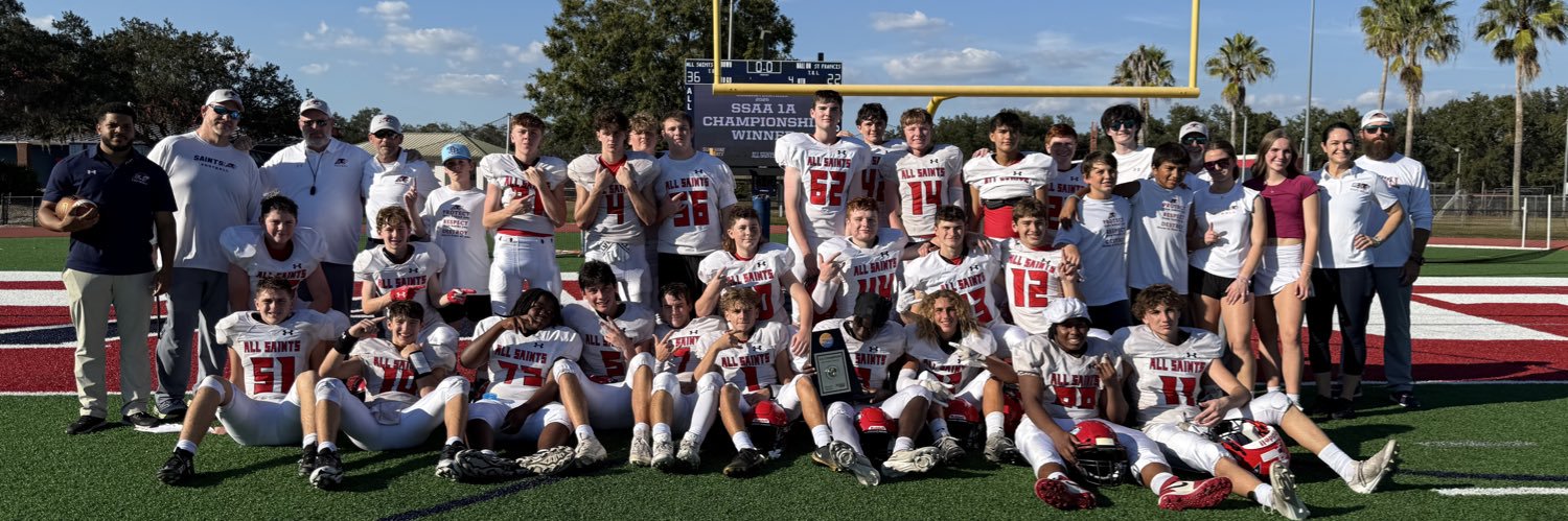 All Saints Academy Football banner