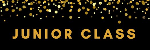 Junior Class banner