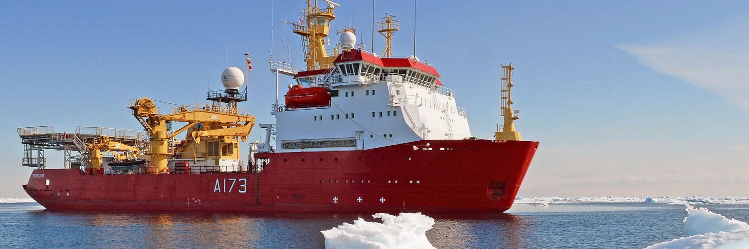 HMS Protector banner