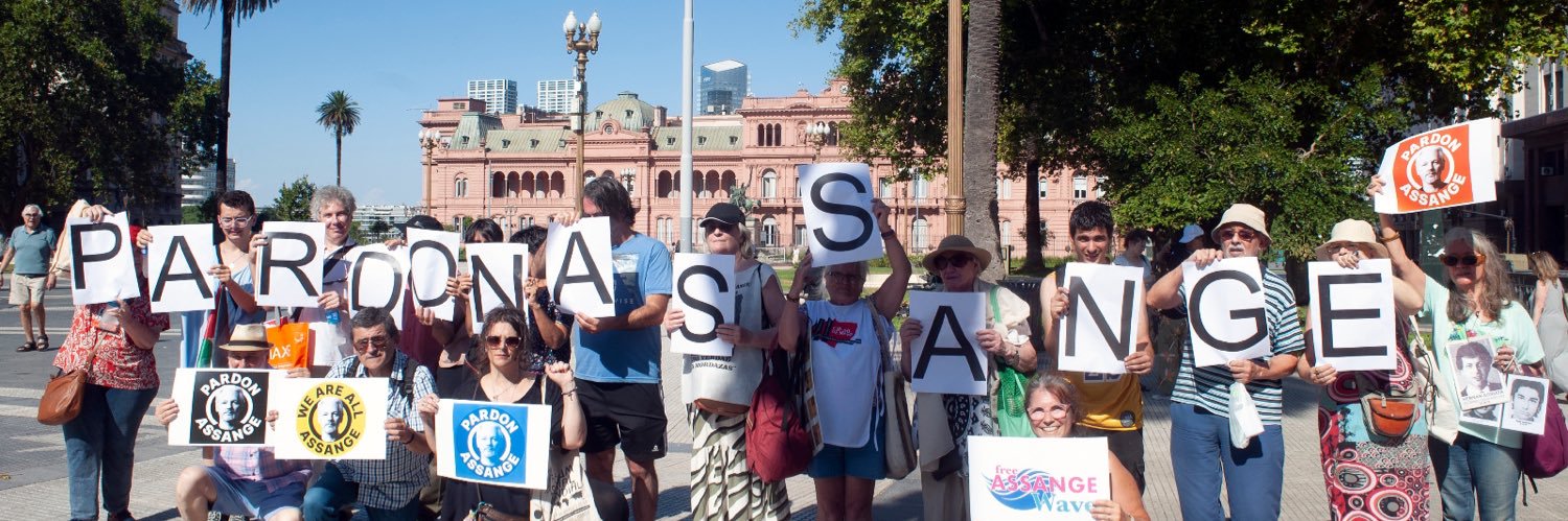 Michelle Aslanides #PardonAssange #FreeJorgeGlas banner