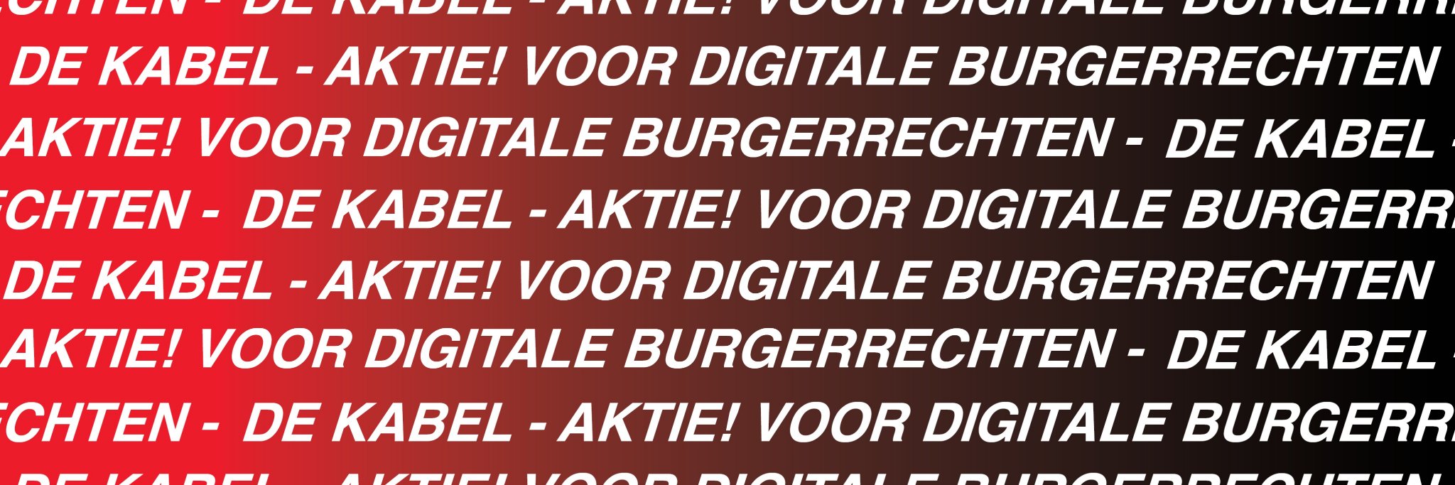 de Kabel banner