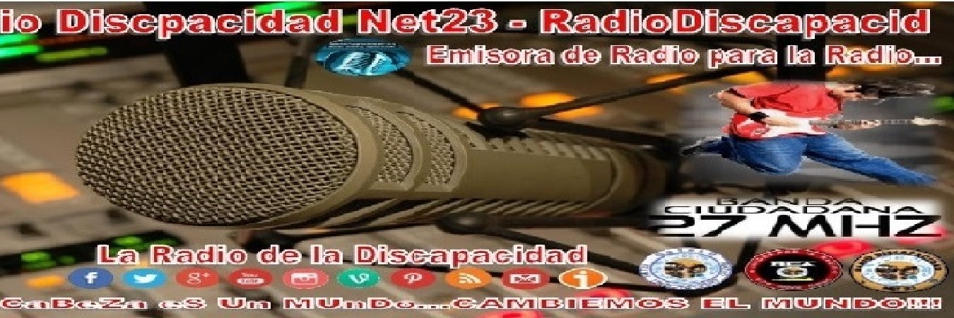 Radio Discapacidad Net23/RadioDiscapacid banner