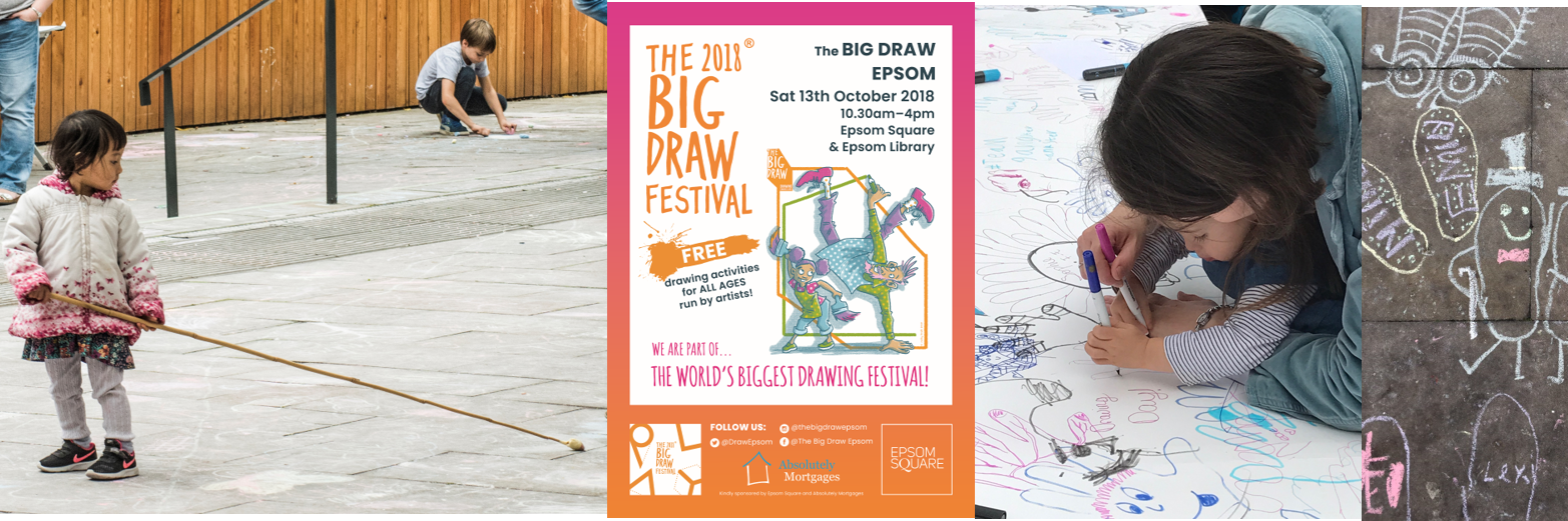 The Big Draw Epsom banner