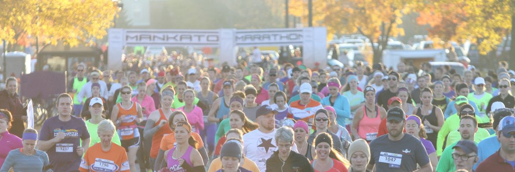 Mankato Marathon banner