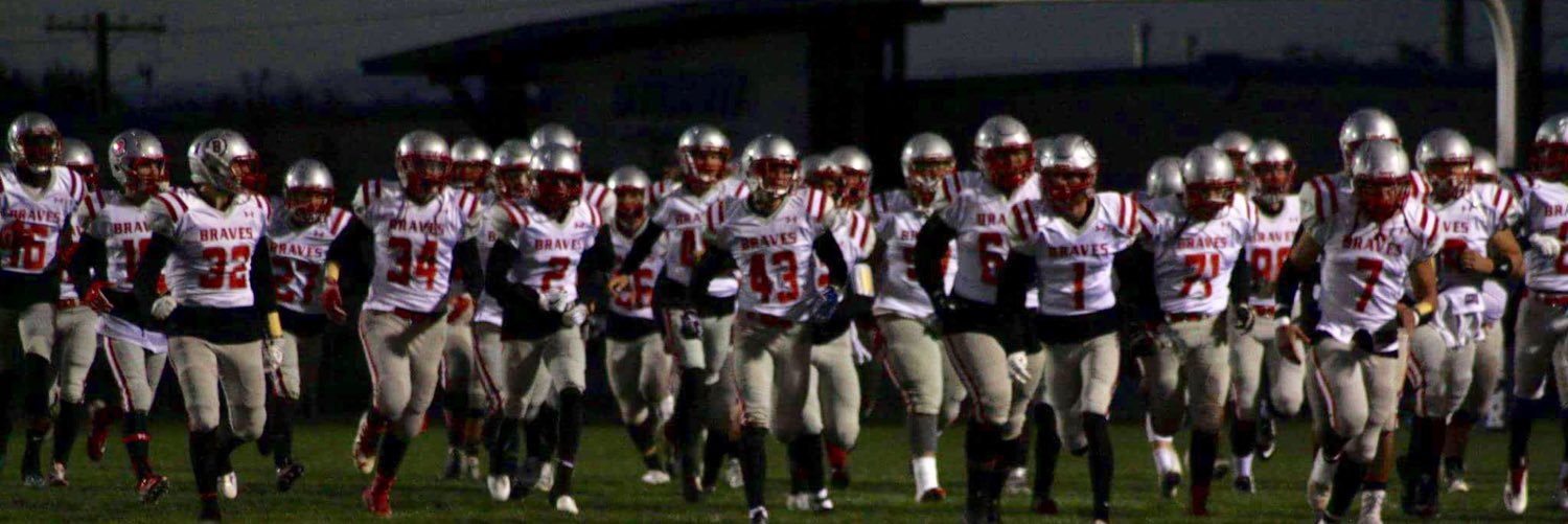 Braves Football banner