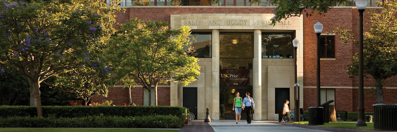 USC Price School banner