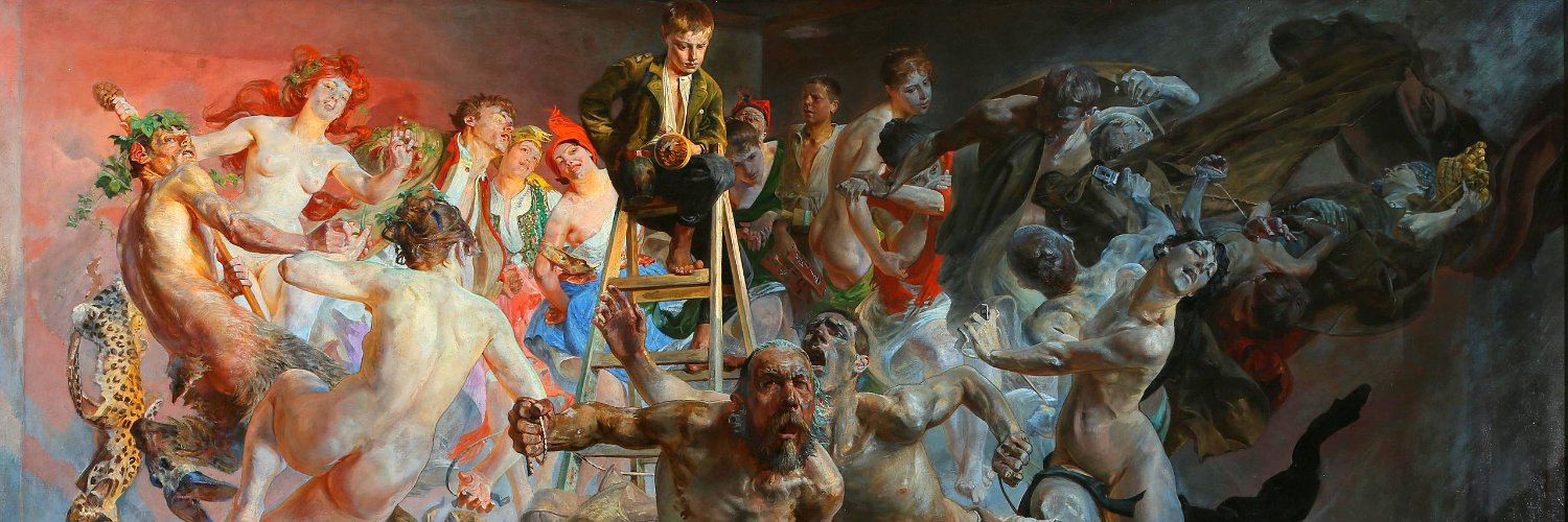 Jacek Malczewski's banner
