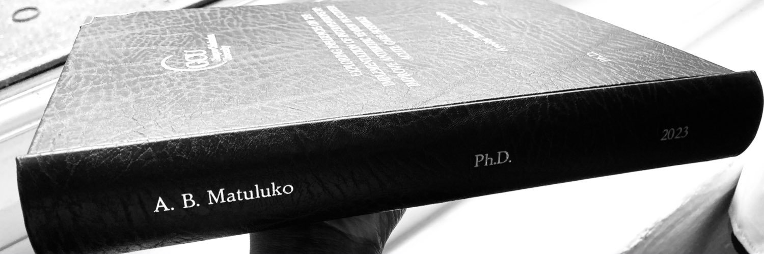 Ayodeji Matuluko, PhD banner