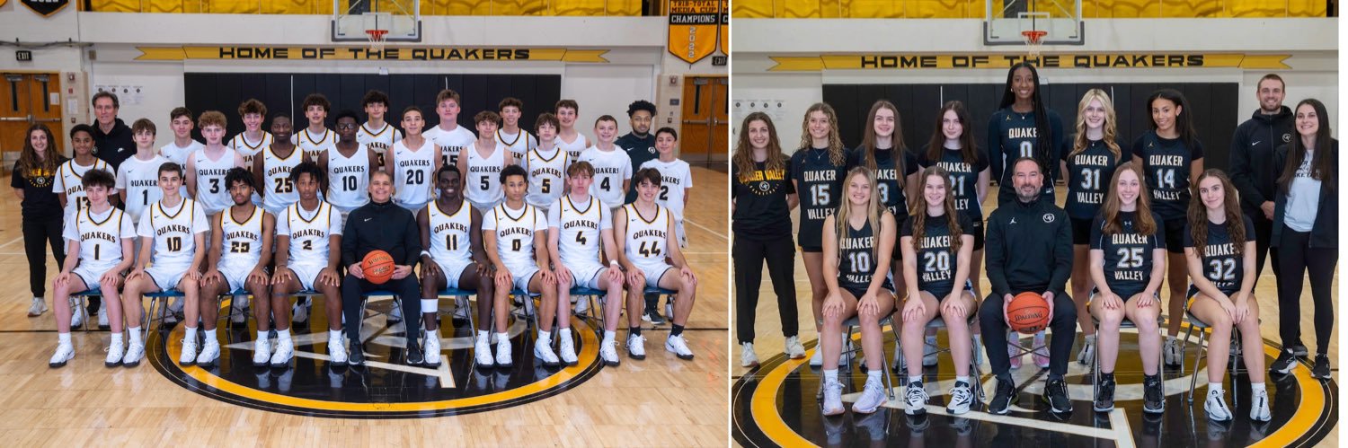 Quaker Valley Basketball banner