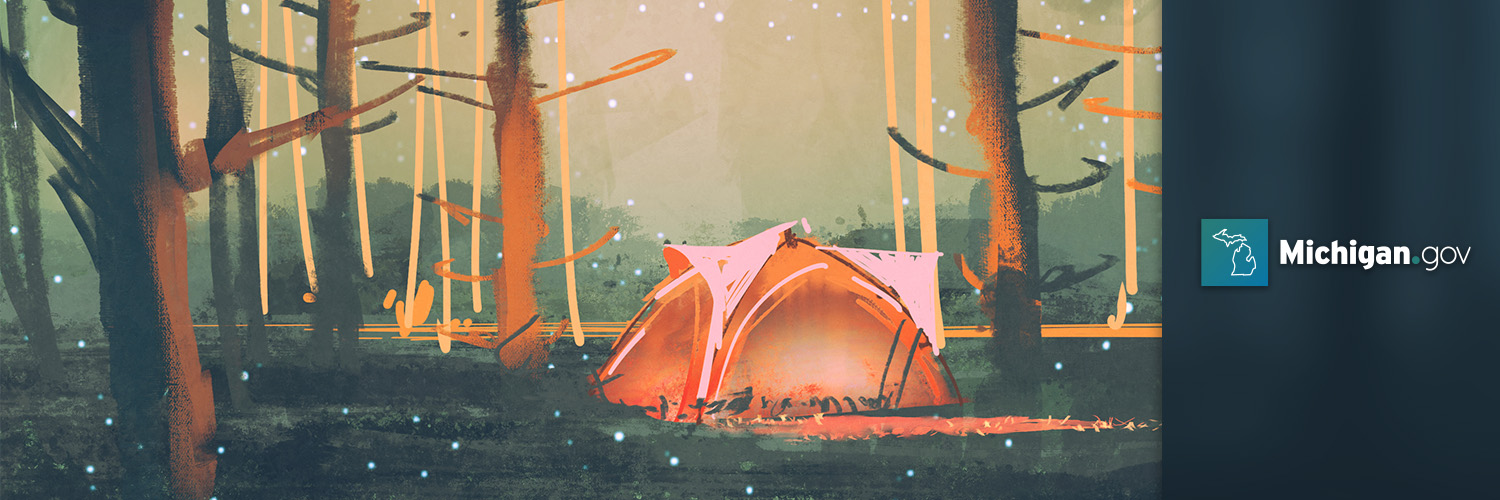 Michigan State Parks, Trails and Waterways banner