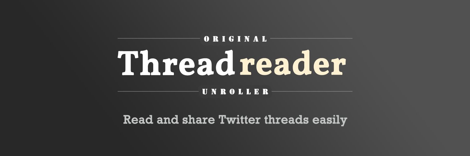 Thread Reader App Profile Banner