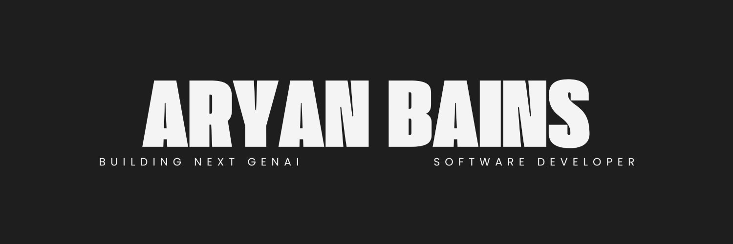 Aryan Bains banner