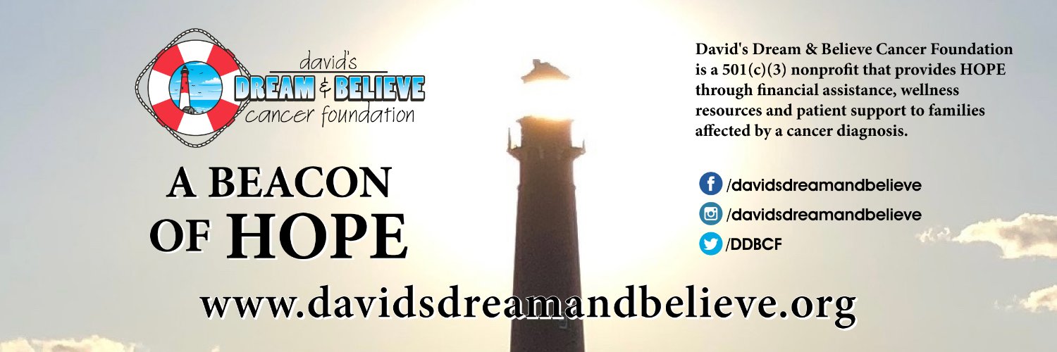 David's Dream & Believe Cancer Foundation banner