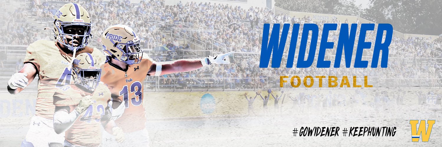 Widener Football banner